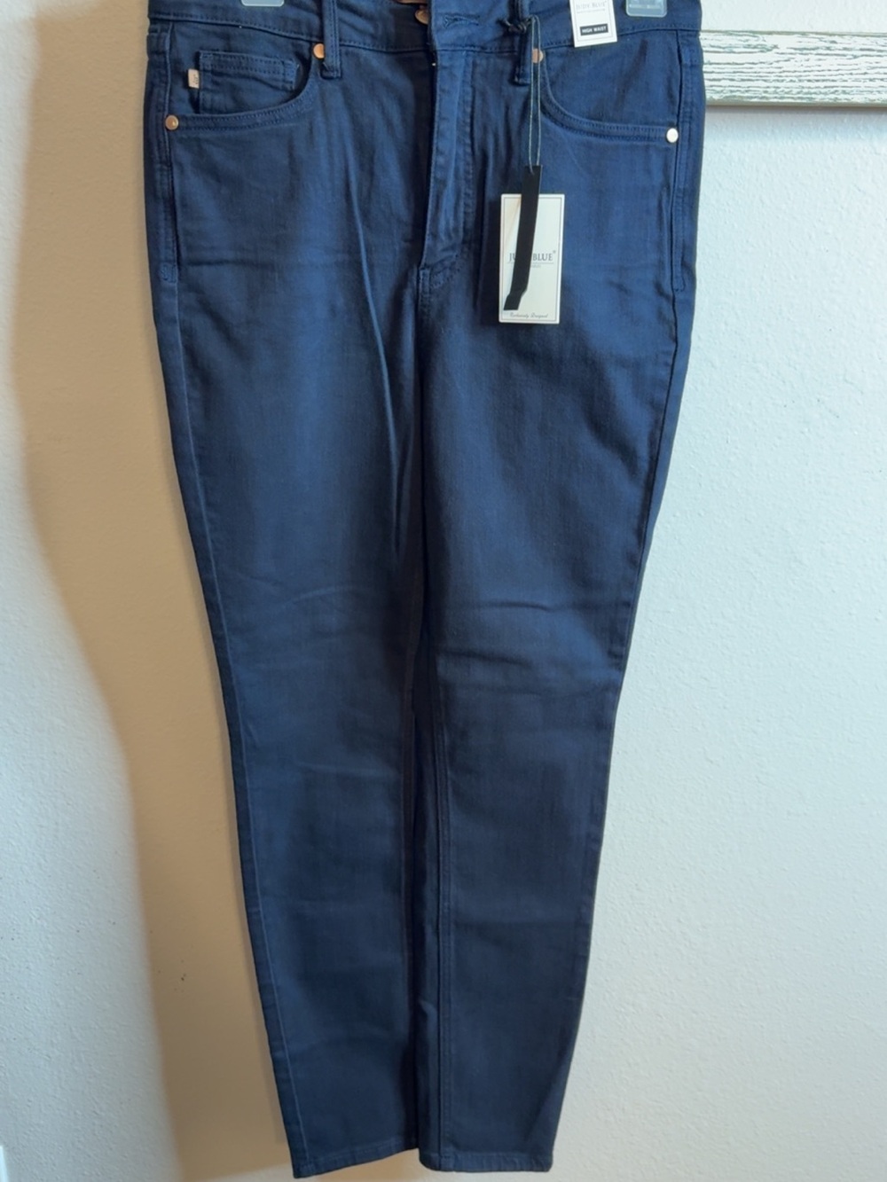 Judy Blue Women's Skinny Jeans in Deep Navy Blue